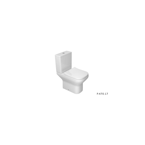 Kit Bacia com Caixa Acoplada Axis Branco Deca + Complementos de Instalação e Assento
