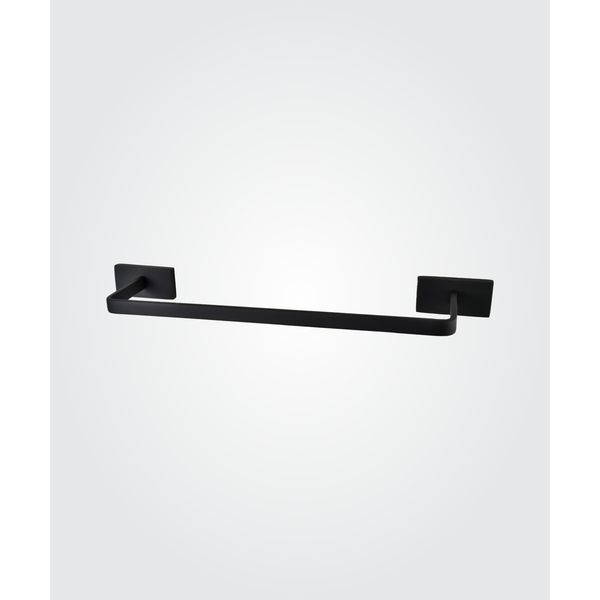 Porta Toalha Rosto Perflex Dom Preto Fosco 12132824