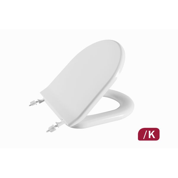 Assento Sanitário Almofadado Branco Calypso TCP/K Astra