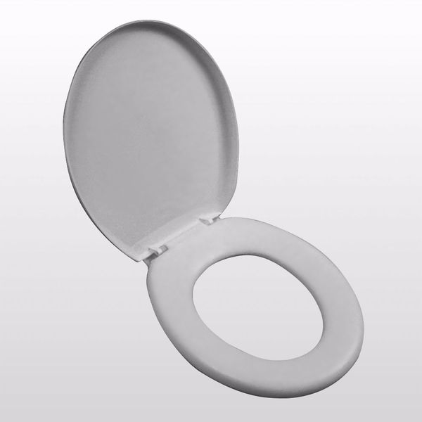 Assento Sanitário TPK/AS Astra Cinza 2 Almofadado
