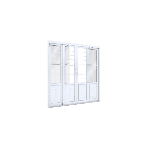 Porta de Correr Central 4f Alm Lucasa Facilita Gde Quadrad 2,13x2,0 1775.0