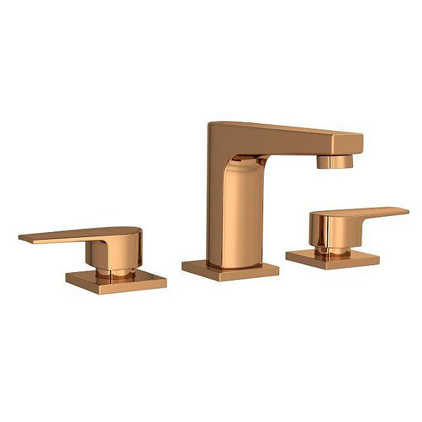 Misturador de Mesa Bica Baixa para lavatório de Banheiro Red Gold Level 1875.GL26.RD - Deca