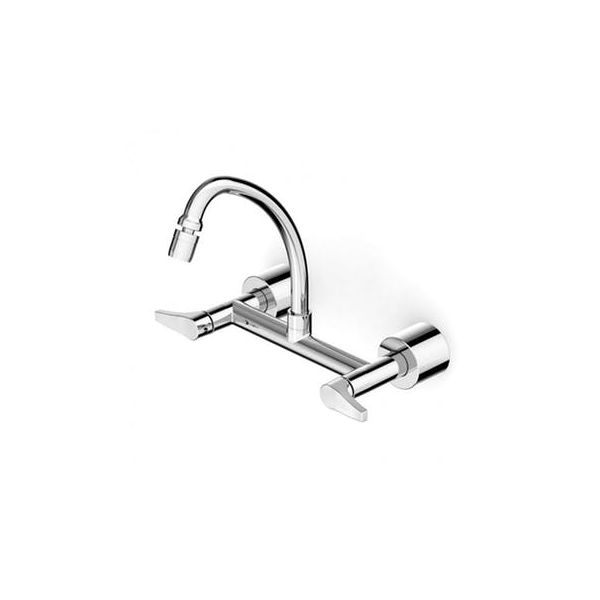 Misturador para Cozinha de Parede Bica Móvel com Arejador Suíte Cromado - Incepa - B5006I3CRB 