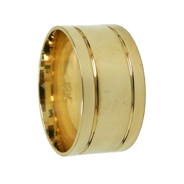 Alianças de Ouro 18k 0,750 com 12mm