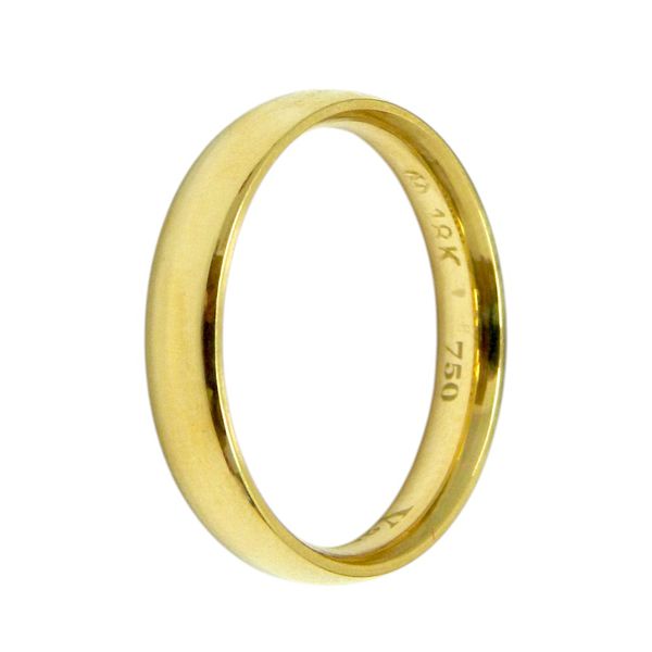 Alianças de ouro 18k Abaulada Anatômica 10.0g 3.8mm