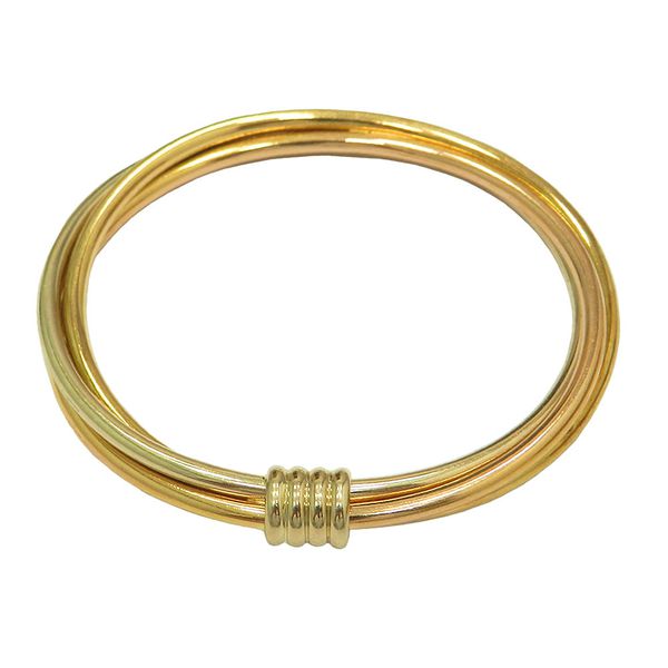 Bracelete em Ouro 18k Life Stiles Feminino 22,2g 9.0mm
