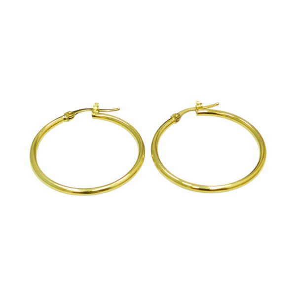 Brinco de Argola em Ouro 18k com 30.0mm 2.0g