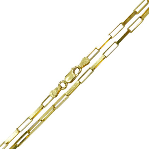 Corrente de Ouro 18k Tijolinho Maciça 10.5g 2.3mm