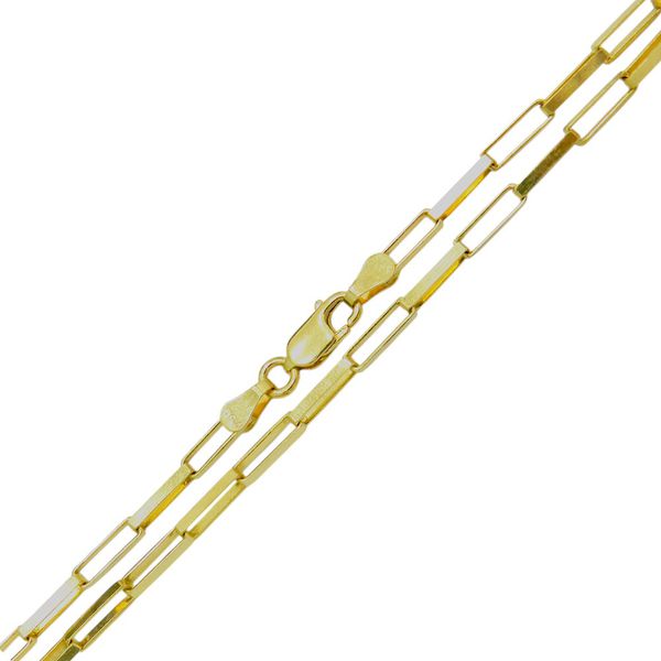 Corrente de Ouro 18k Tijolinho Maciça 10.5g 2.3mm