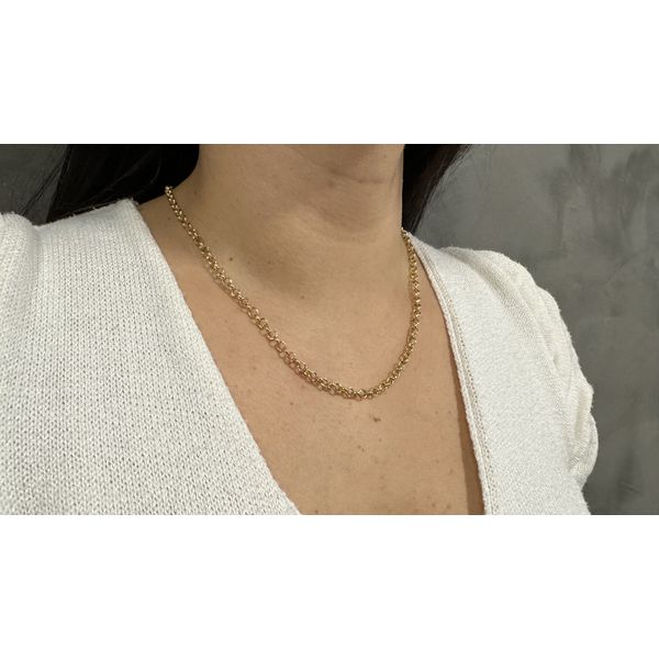 Corrente Elo Português em Ouro 18k com 50cm 7.6g