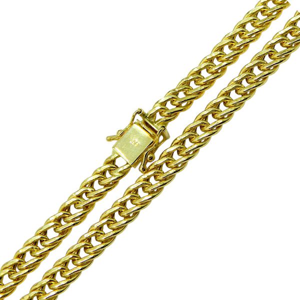 Corrente em Ouro 18K Groumet Duplo 11.5g 4.8mm