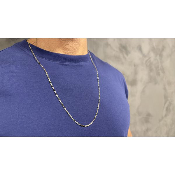 Corrente em Ouro 18k Masculina 70cm 2.1mm
