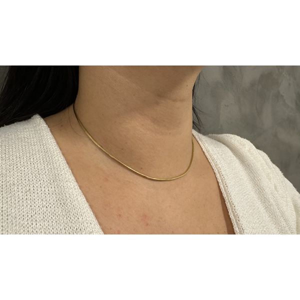 Corrente em Ouro Rabo de Tatu Feminina com 10.2g