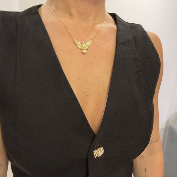 Gargantilha em Ouro 18k D. Espirito Santo 7.5g 40cm