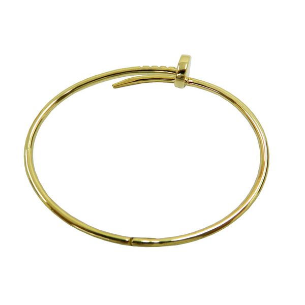 Bracelete Prego em Ouro 18k 750 Maciço com 15.3g