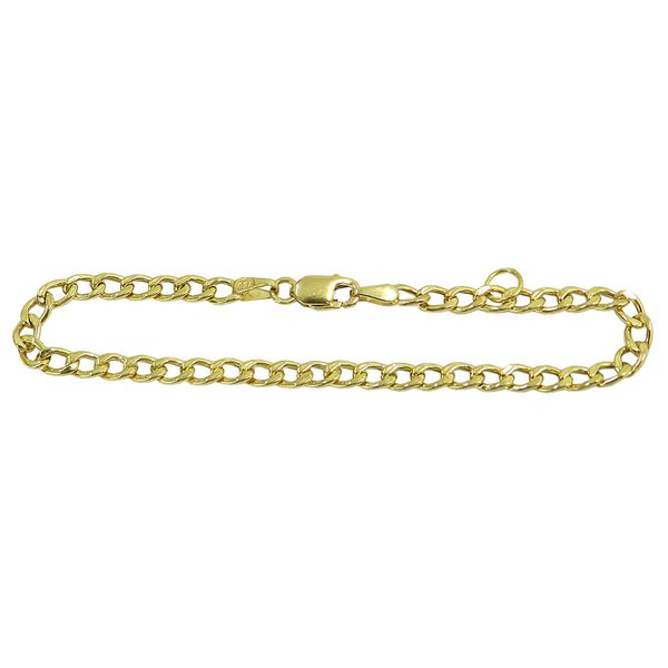 Pulseira de Ouro 18k Infantil para Criança com 15cm