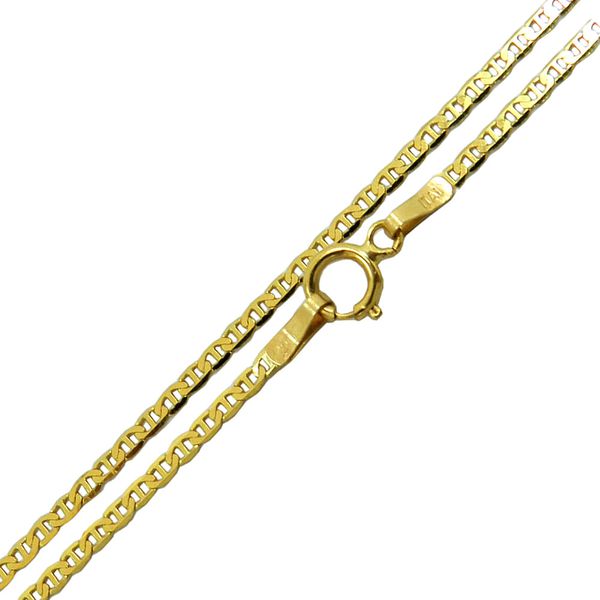 Corrente Feminina em ouro 18k 750 Piastrine de 1,5mm