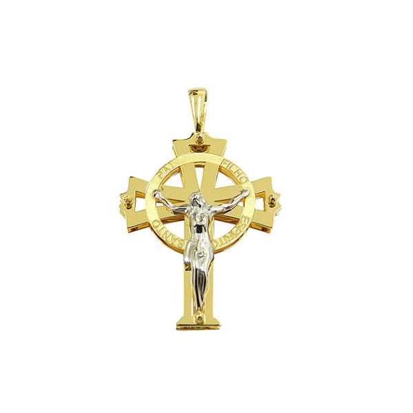 Crucifixo com Cristo em Ouro 18k com 2.7g 32.3mm