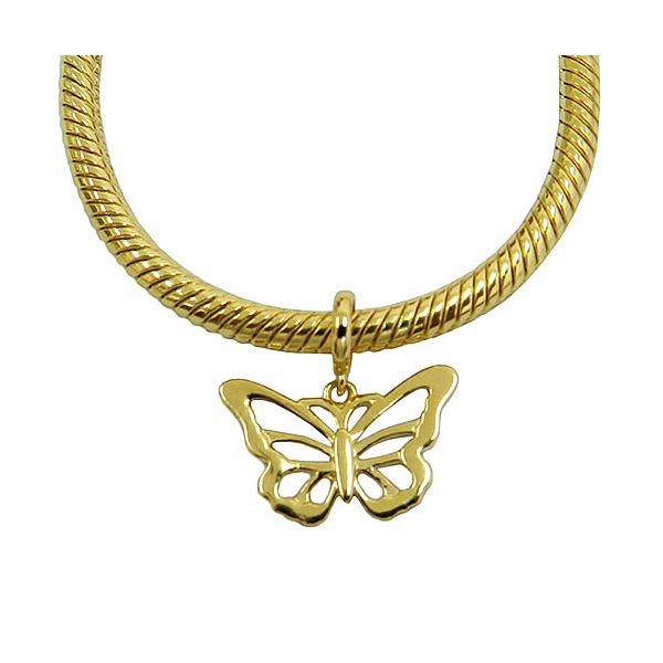 Charm de borboleta em Ouro 18k