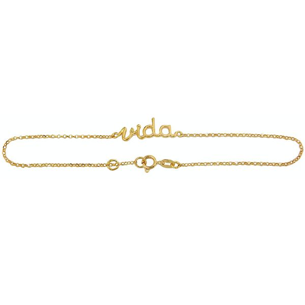 Pulseira em Ouro 18k Vida