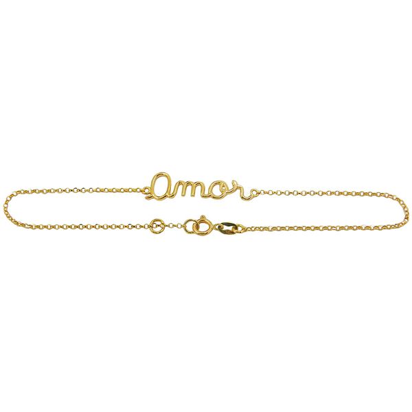 Pulseira em Ouro 18k Amor