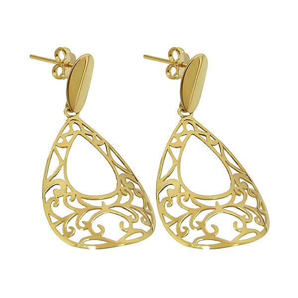 Brinco de Ouro 18K Arabesco