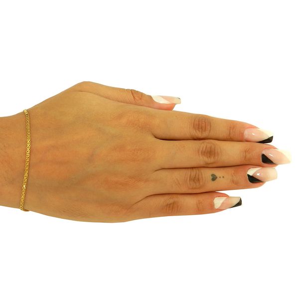 Pulseira de Ouro 18k modelo Esteira