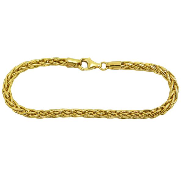 Pulseira em Ouro Feminina 18K com Feche Mosquetão 7,4g