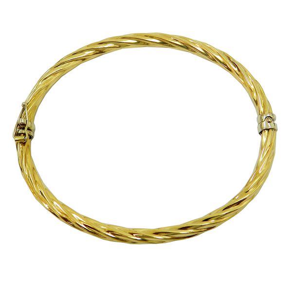 Bracelete Feminino em ouro 18k Grosso 4.8mm 9.5g