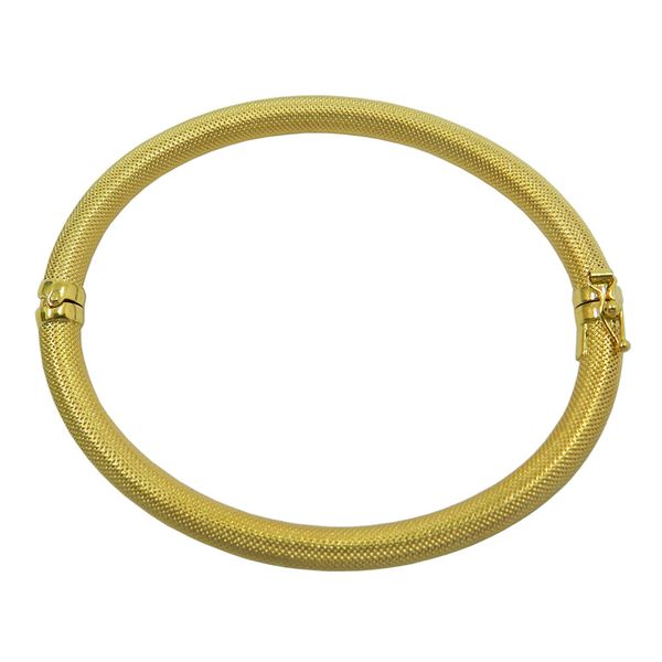 Bracelete em Ouro 18k Fosco com 9.0g e 6.0mm