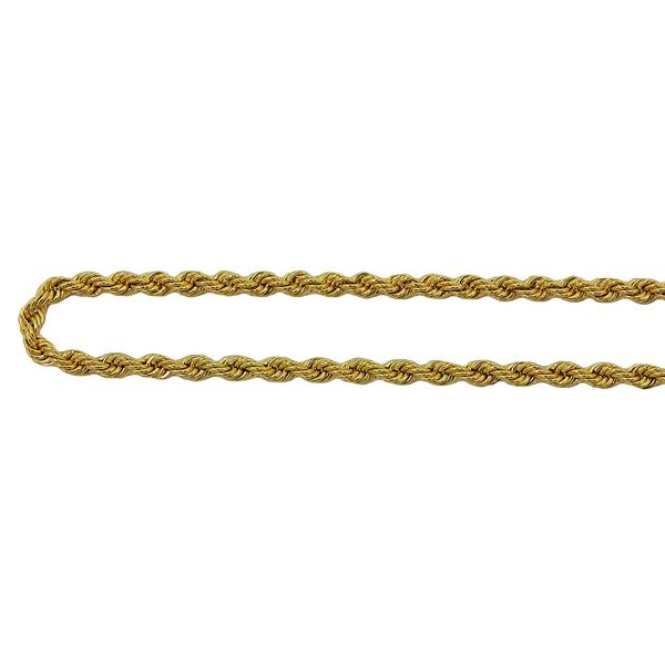 Tornozeleira de Ouro 18k Modelo Corda