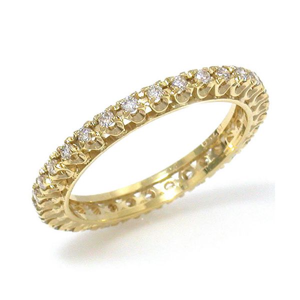 Anel de Brilhantes aparador em ouro 18k com 0.35 Cts.