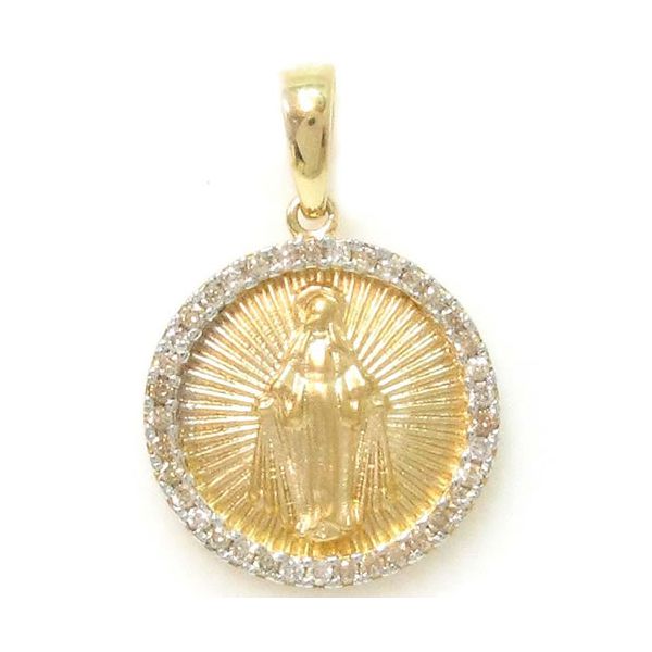 Pingente Nossa Senhora das Graça com Brilhantes