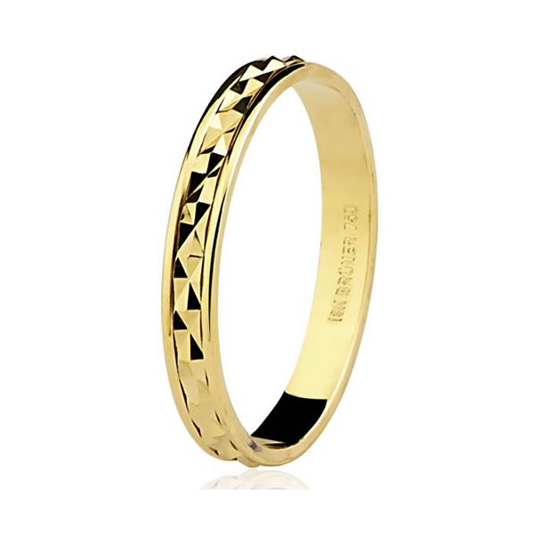 Alianças de ouro 18k Estreita com 4.2g e 2.9mm