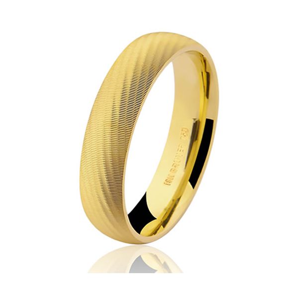 Par de Alianças em Ouro 18K Anatômicas 12.6g 5.0mm