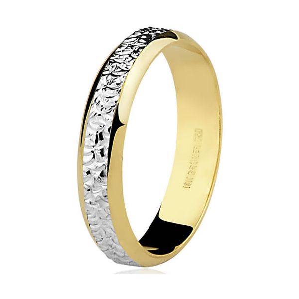 Alianças de Ouro 18k 750 Bodas de Prata 7.8g 4.5mm