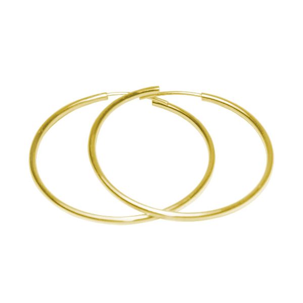 Argola Feminina Africana em Ouro