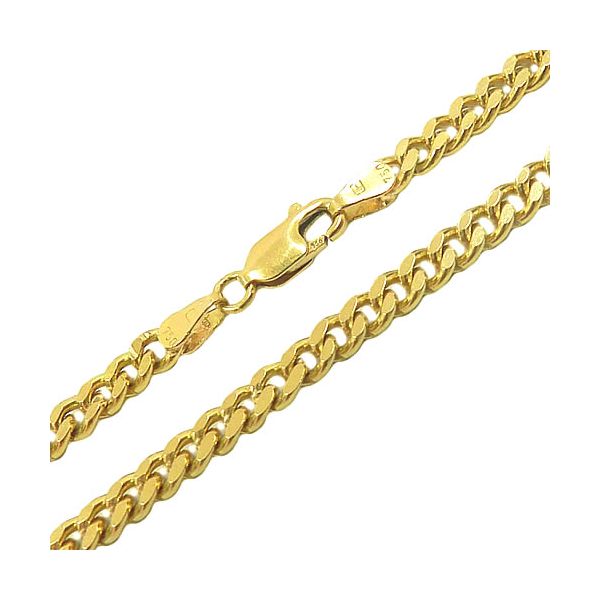 Corrente de Ouro 18k Groumet Maciça 33.6g 4.7mm