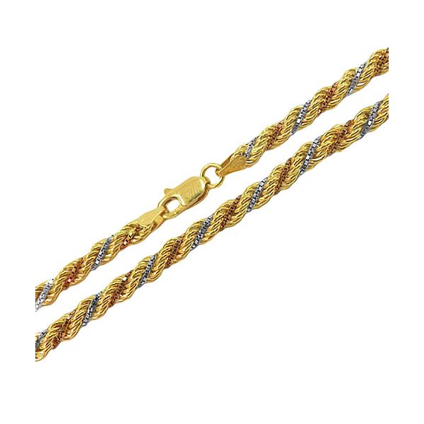 Corrente Trancilin Feminina em Ouro 9g