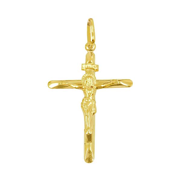 Pingente Cruz de ouro 18k Grande