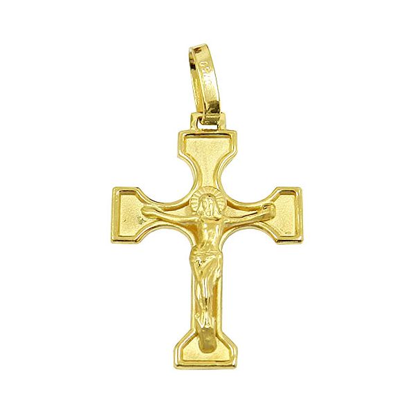 Crucifixo em Ouro 18k com Jesus Crucificado