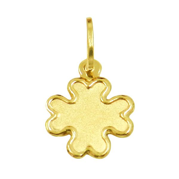 Pingente Trevo Pequeno em ouro 18k