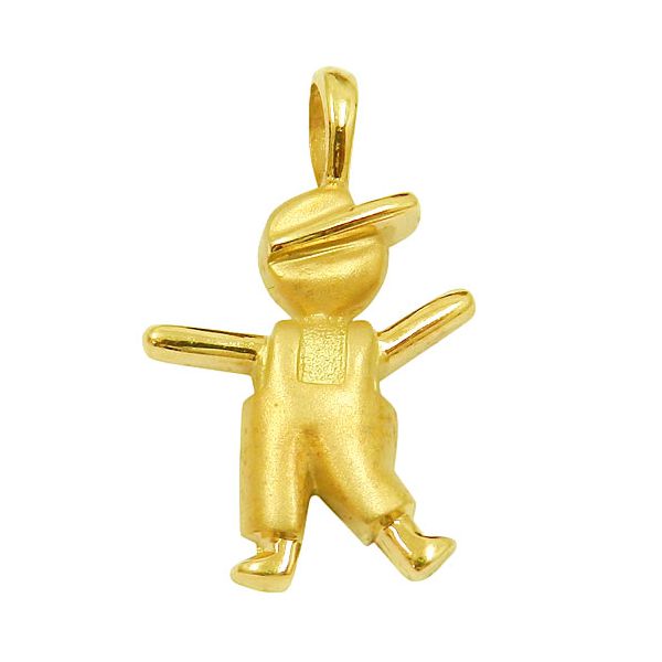 Pingente em ouro Boneco Pequeno