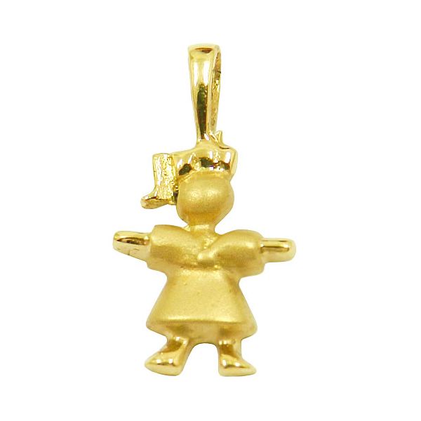 Pingente de ouro Menina Grande