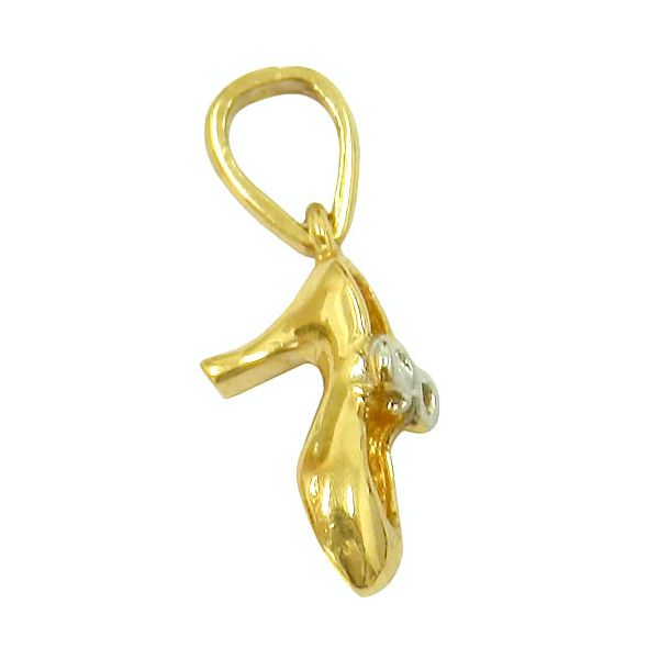 Pingente de ouro Sapato Alto