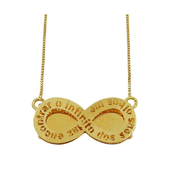 Gargantilha de Ouro 18k Infinito