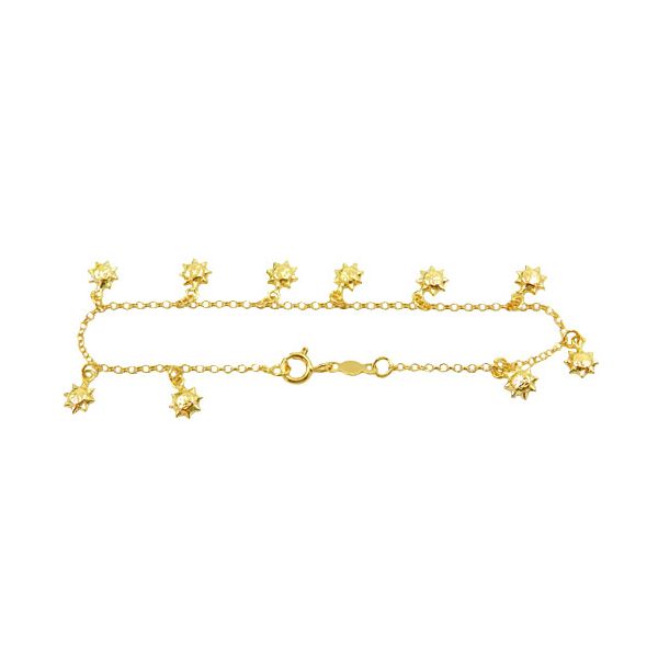 Pulseira de ouro Infantil Sol Baby