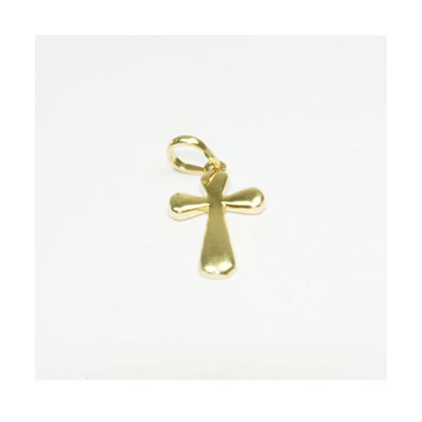 Pingente Cruz em ouro com 1.0g e 18.3mm