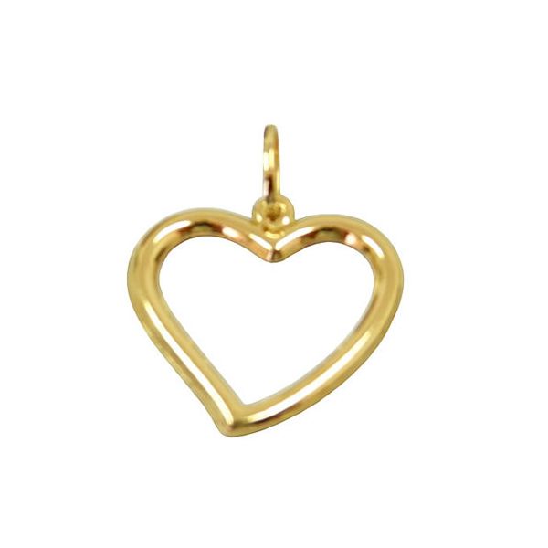 Pingente Feminino de Ouro 18K Coração 