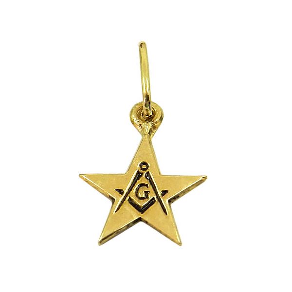 Pingente Masculino em Ouro 18K Maçon